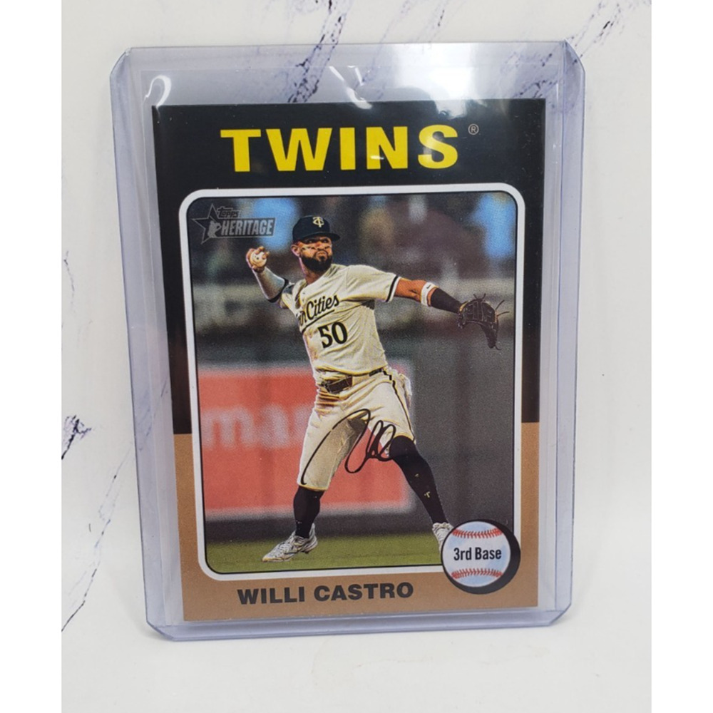 2024 Topps Heritage #608 Willi Castro Minnesota Twins